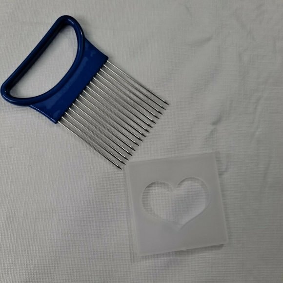 Onion Slicer Holder Multi-use Blue - Picture 3 of 4